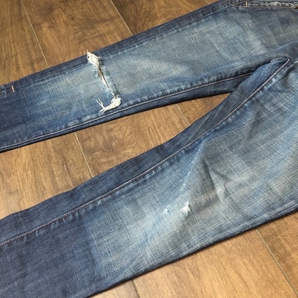 7 For All Man Kind Distressed Jeans - Picture 2 of 9